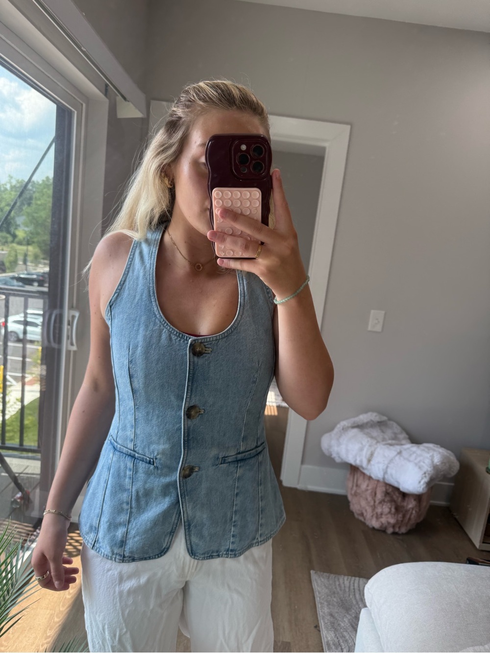 MADEWELL denim vest top 4 NWT - Picture 13 of 14